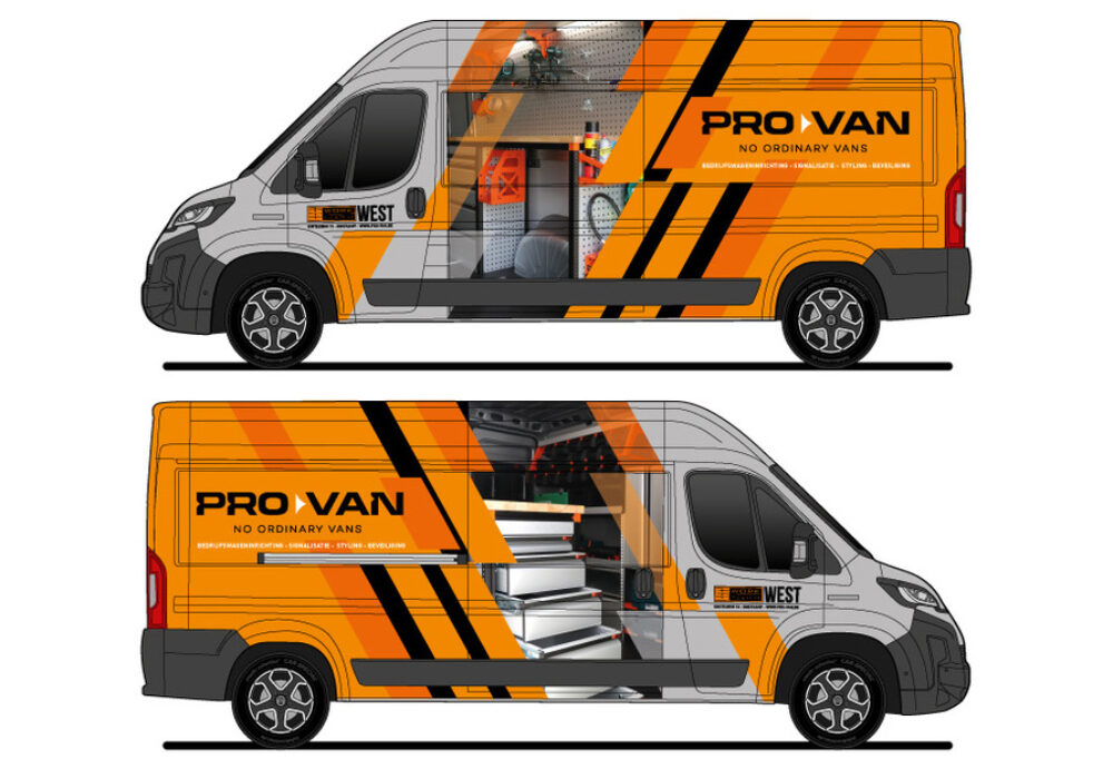 Belettering Pro-van